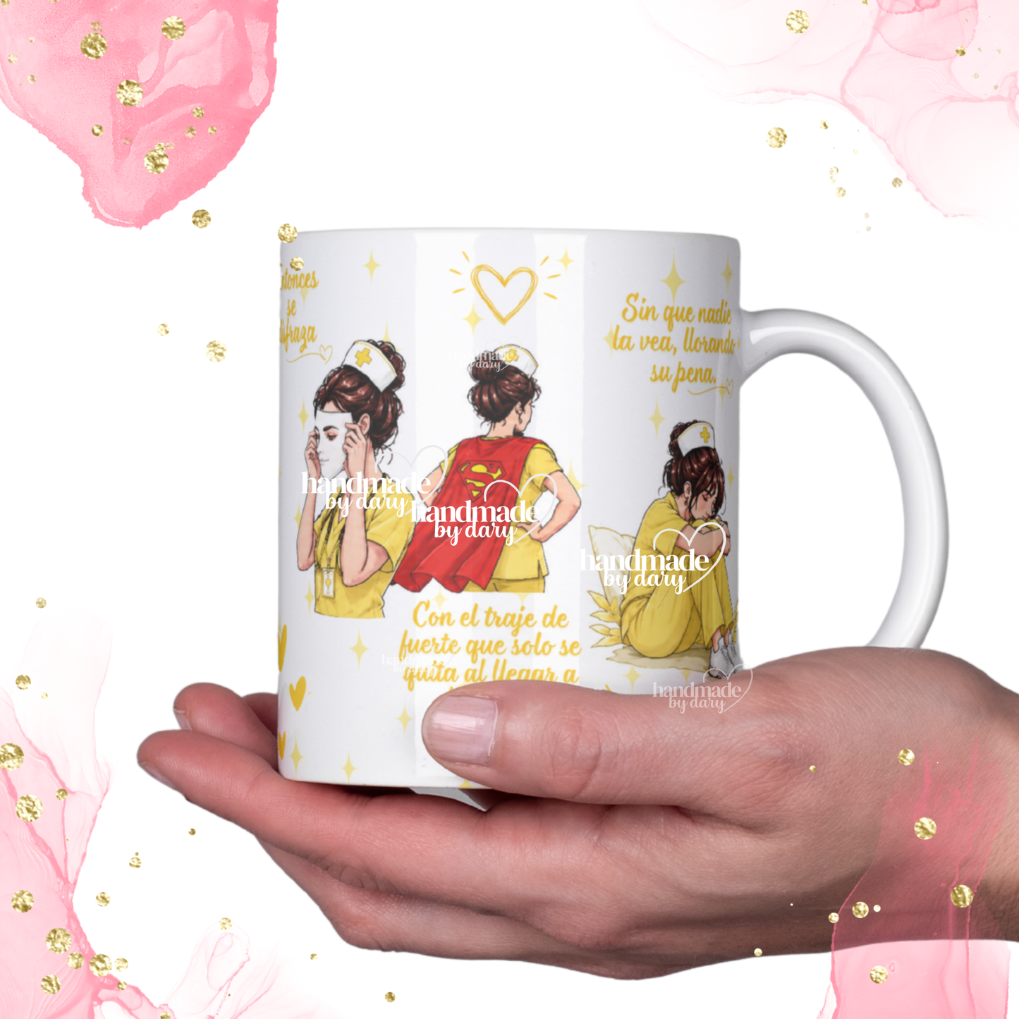 ARCHIVO DIGITAL La Niña Que Fui Enfermera Amarillo Taza