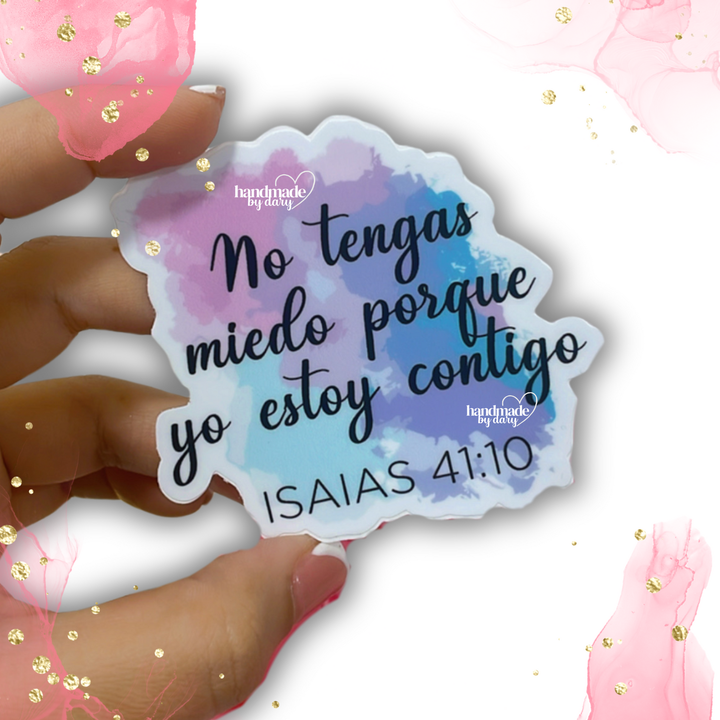 Sticker "No tengas miedo porque yo estoy contigo"