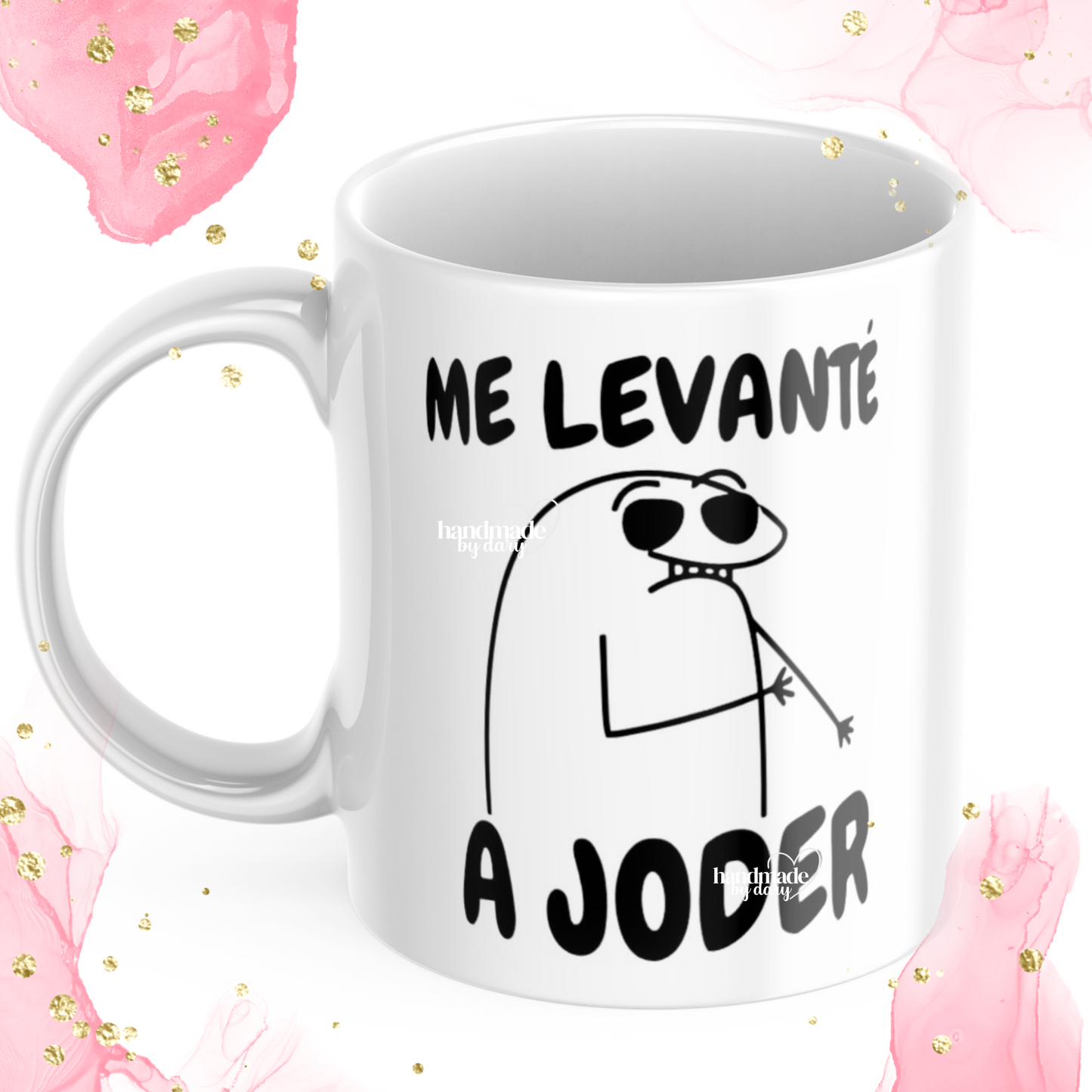 Taza Me levante a jo" para varón