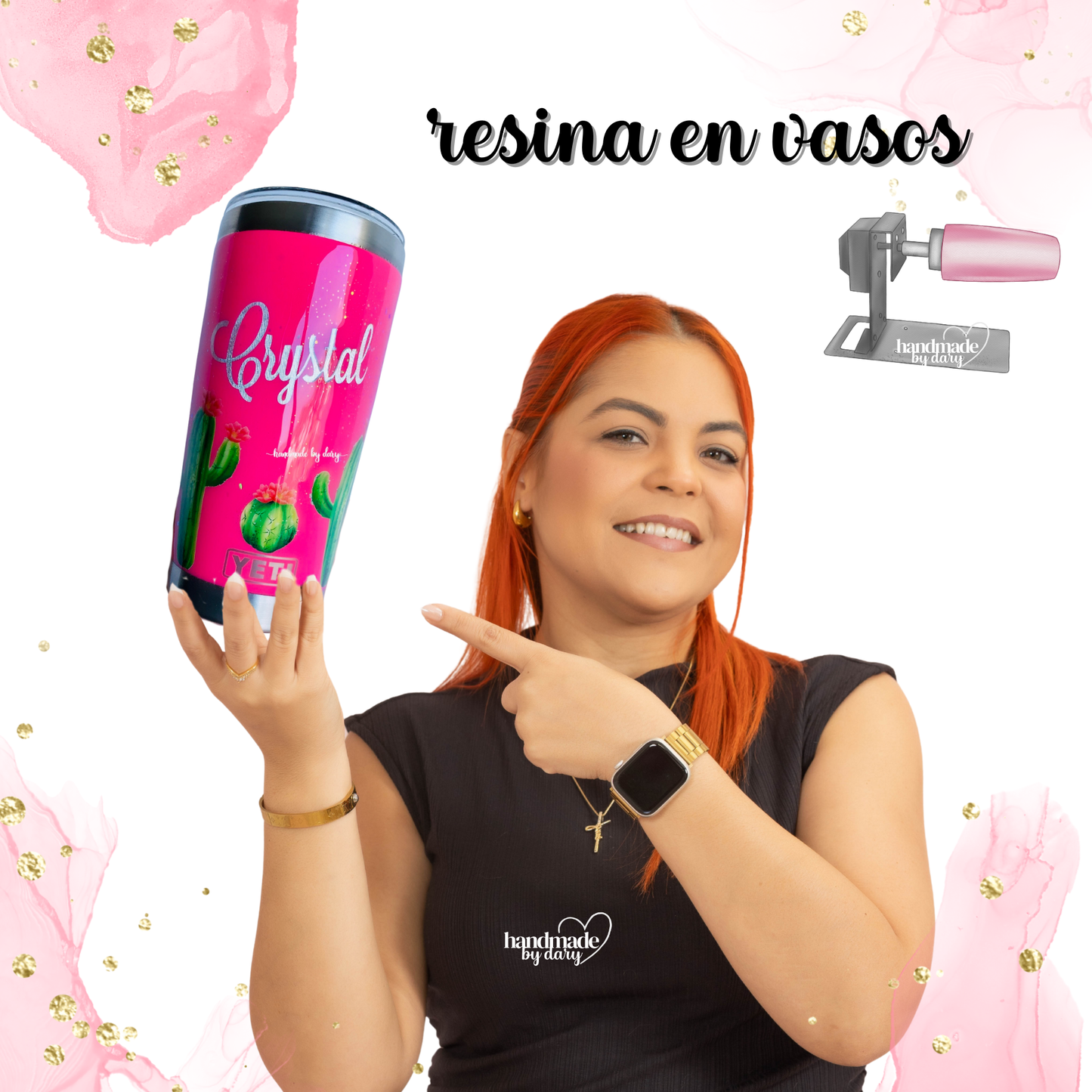 Pre-Venta Curso Resina en Vasos