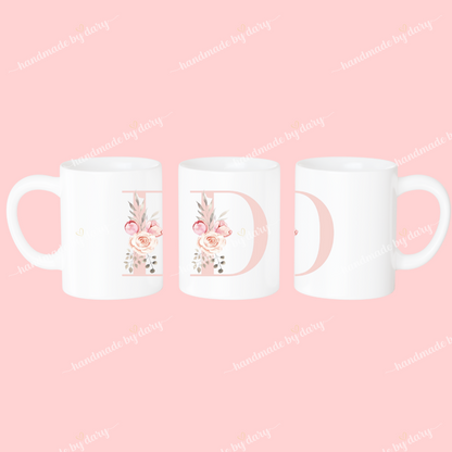 Taza Inicial con Flores