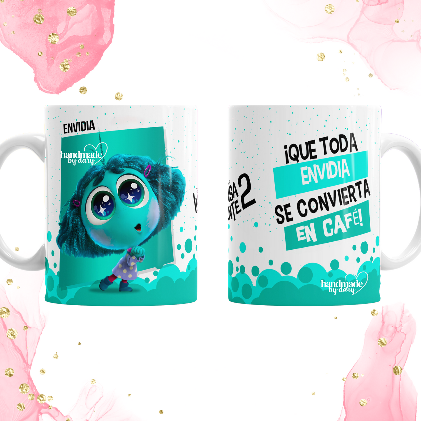 Taza Emociones "Inside Out" Envidia 🩵