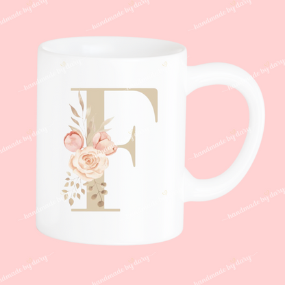 Taza Inicial con Flores