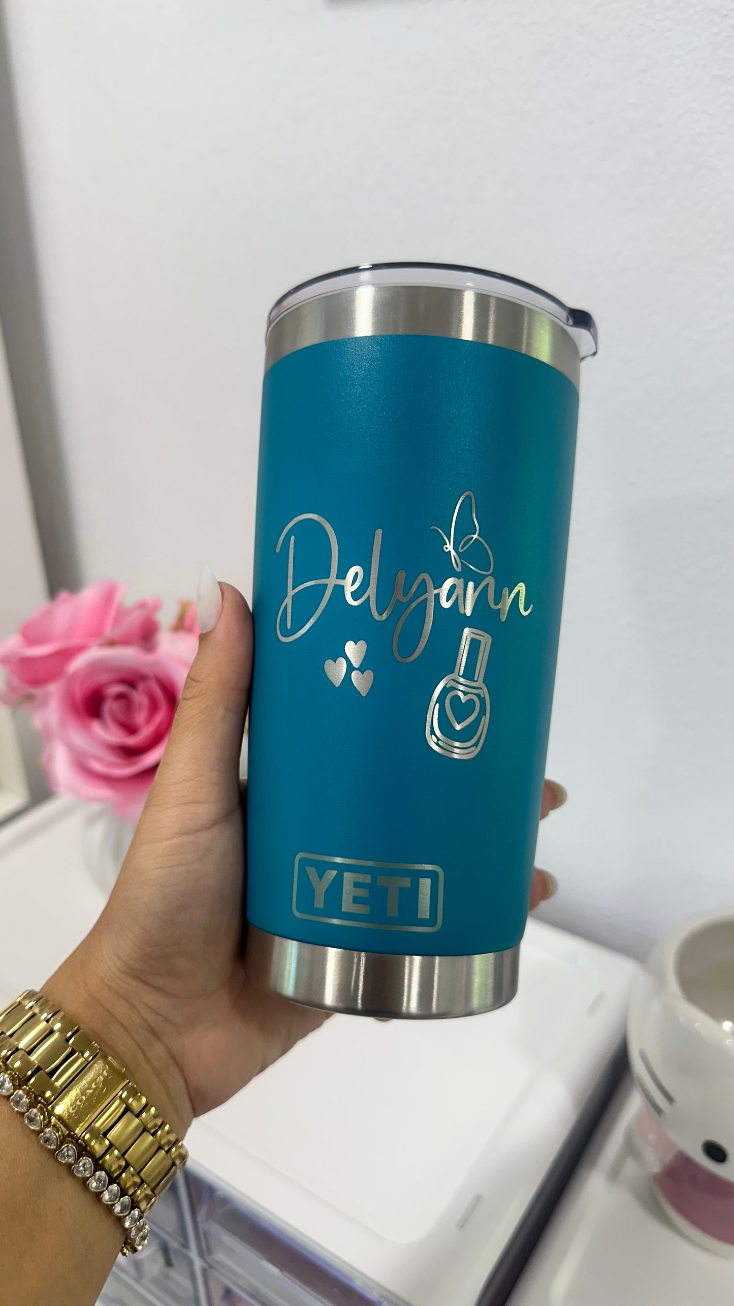 Vaso Insulado 20 oz. Color Teal