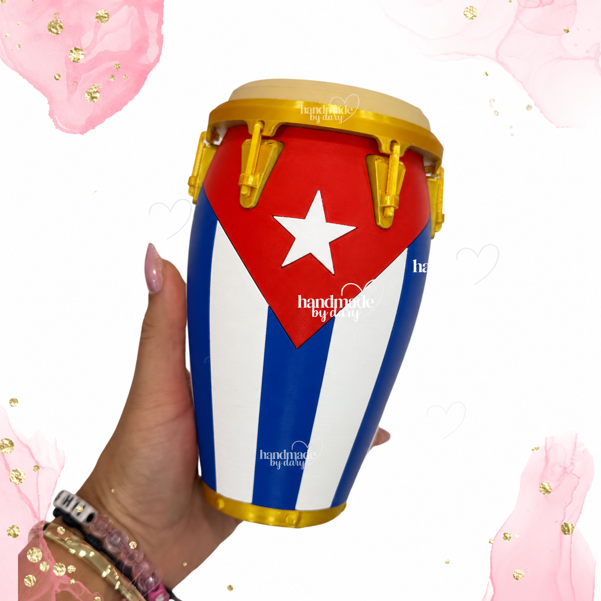 Conga Cuba 🇩🇴 | Holder 3 en 1 para bebidas de 12 oz
