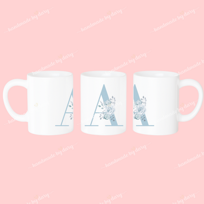 Taza Inicial con Flores