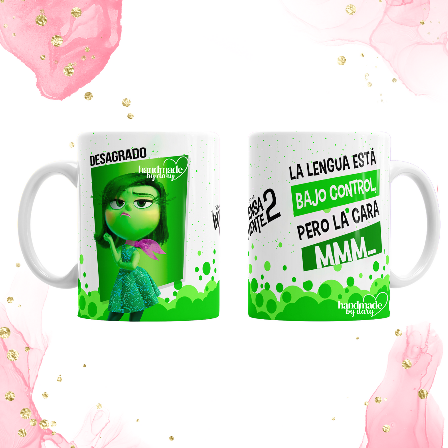 Taza Emociones "Inside Out" Desagrado 💚