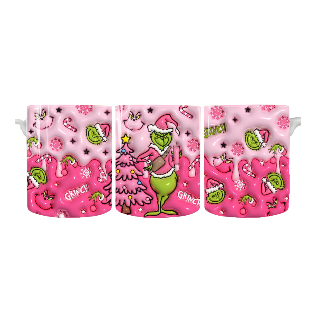 Taza Pink Grinch