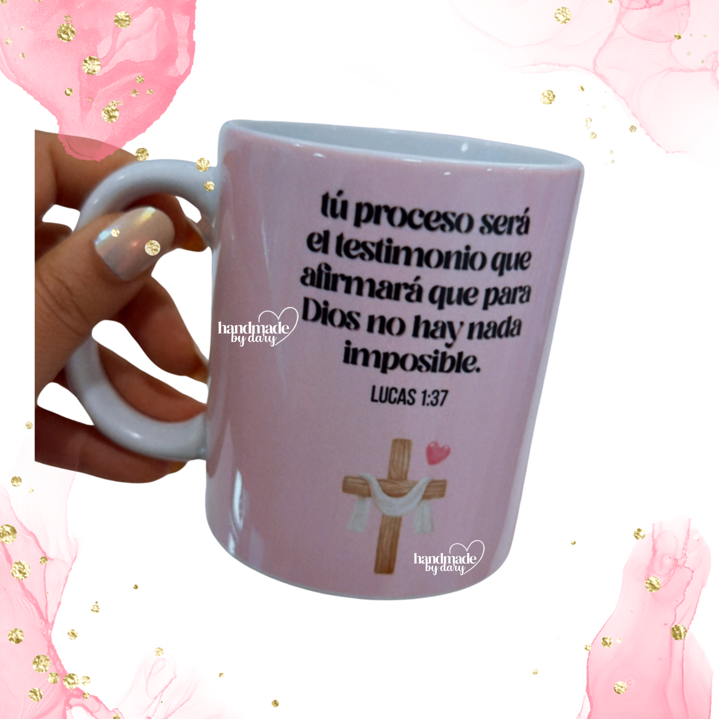 Taza  Just a Girl 🎀 who loves Jesus ✨🪽
