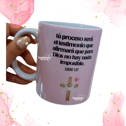 Taza  Just a Girl 🎀 who loves Jesus ✨🪽