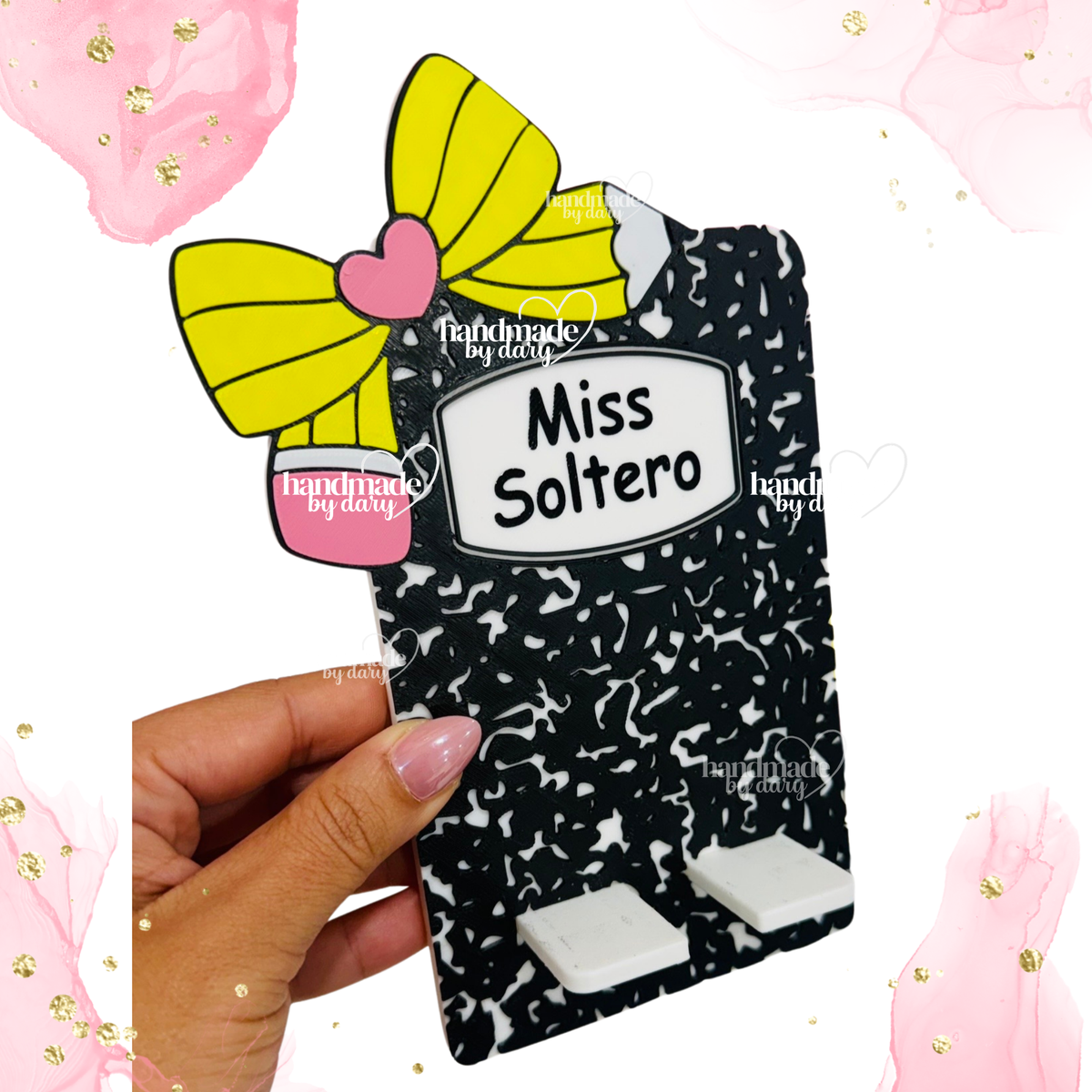 Composition Phone Holder – Personalizado 👩🏼‍🏫