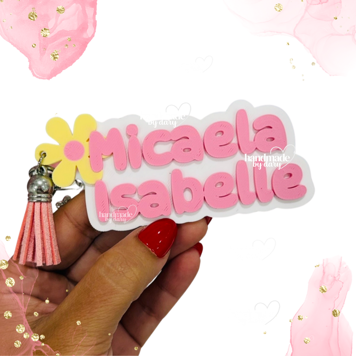 Llavero Personalizado 3D con Nombre