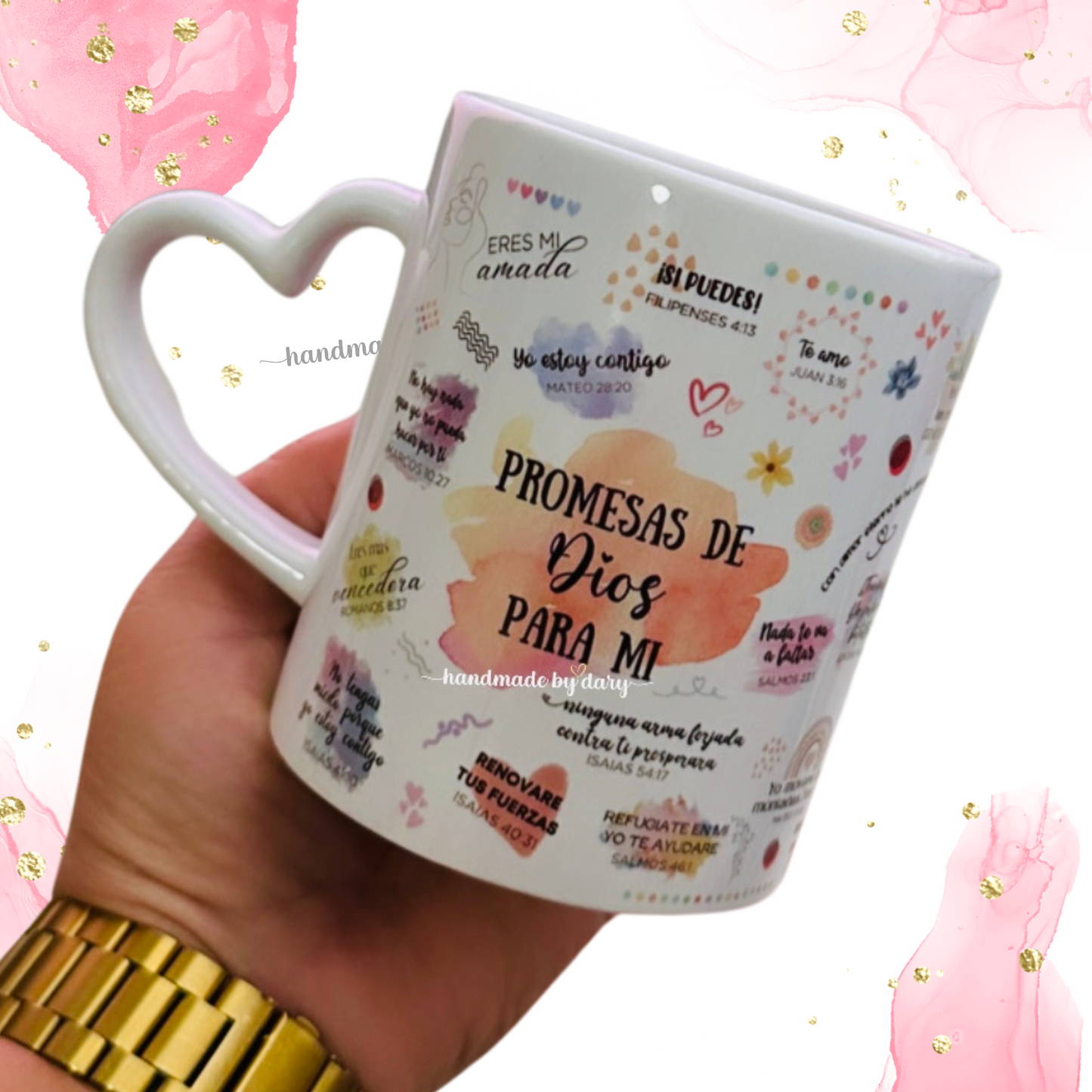 Taza 𝒫𝑅𝒪𝑀𝐸𝒮𝒜 corazón