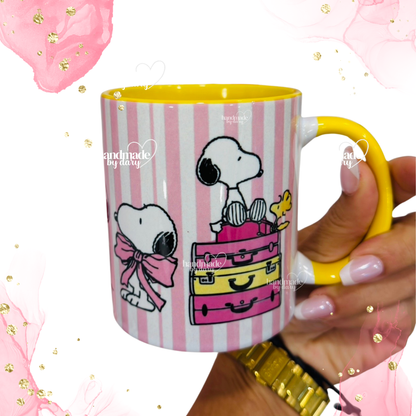 Taza Snoopy Amarilla ✨🪽