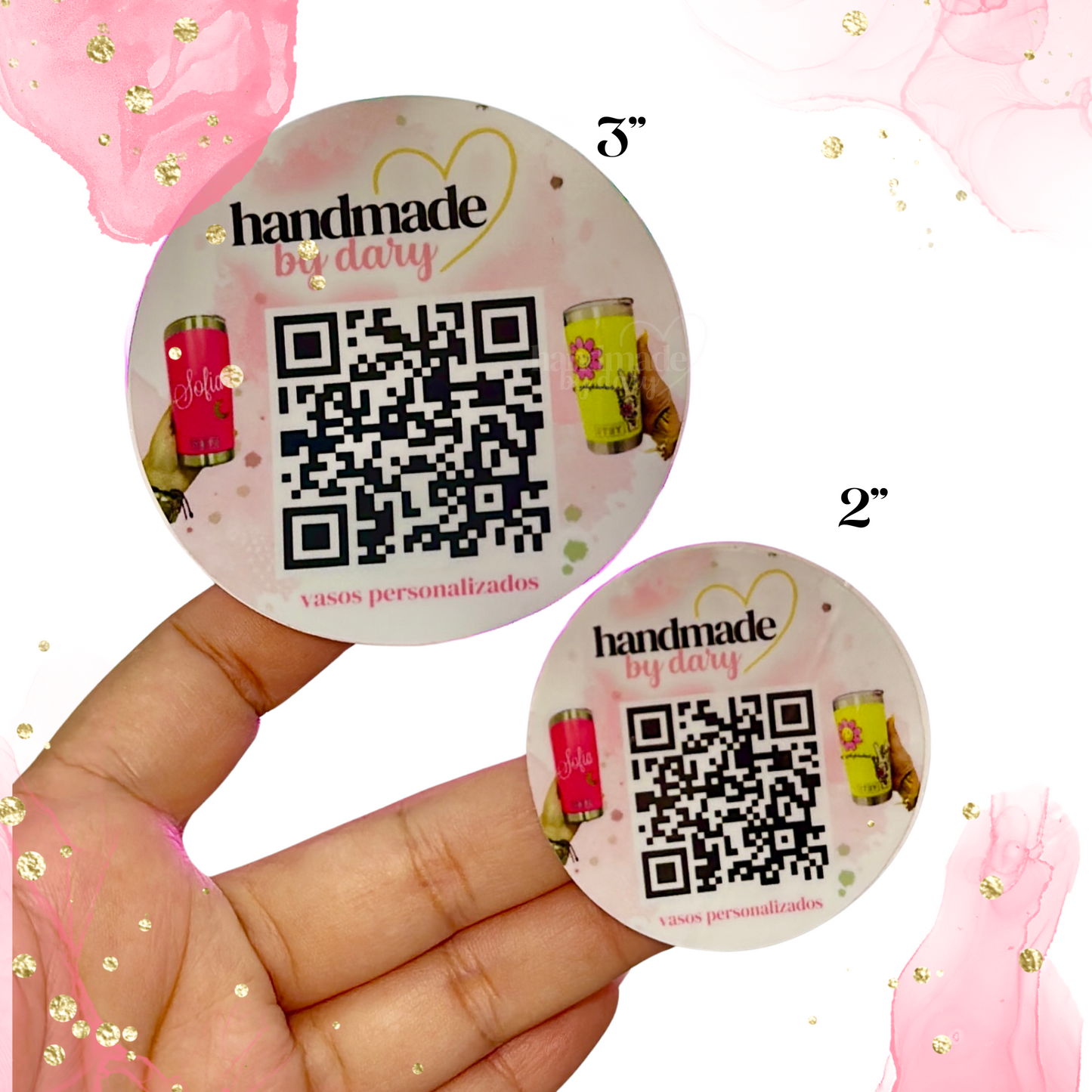 Sticker QR Code 100 pcs