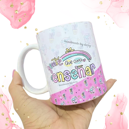 Taza Gente que ama enseñar